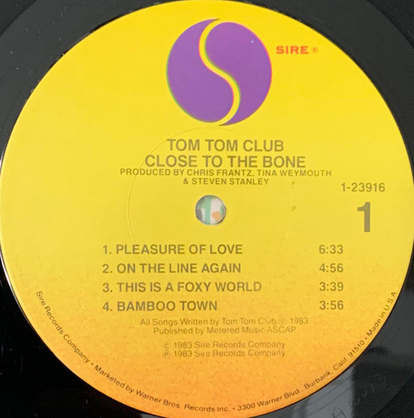 Tom Tom Club ~ Close To The Bone (Vinyl) - Djungel & Jazz