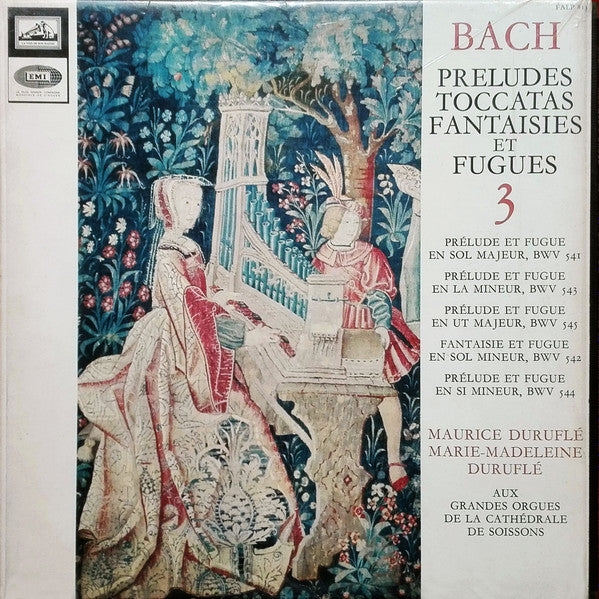 Johann Sebastian Bach, Maurice Duruflé, Marie-Madeleine Duruflé-Chevalier ~ Préludes, Toccatas, Fantaisies Et Fugues 3 (Vinyl) - Djungel & Jazz