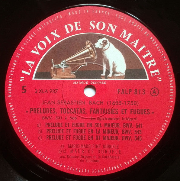 Johann Sebastian Bach, Maurice Duruflé, Marie-Madeleine Duruflé-Chevalier ~ Préludes, Toccatas, Fantaisies Et Fugues 3 (Vinyl) - Djungel & Jazz