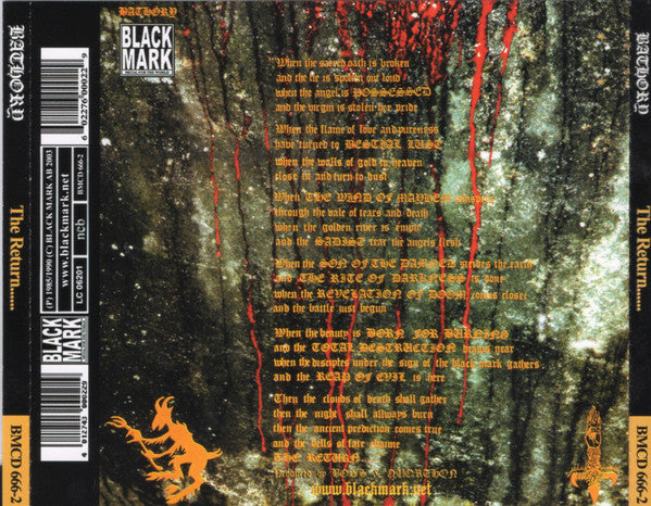 Bathory ~ The Return...... (Vinyl) - Djungel & Jazz