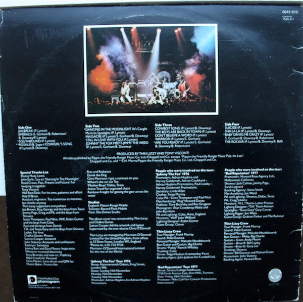 Thin Lizzy ~ Live And Dangerous (Vinyl) - Djungel & Jazz