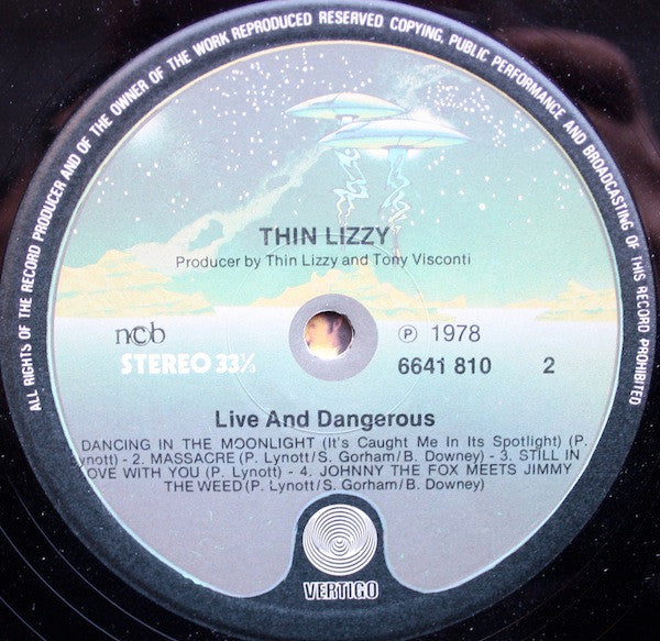 Thin Lizzy ~ Live And Dangerous (Vinyl) - Djungel & Jazz