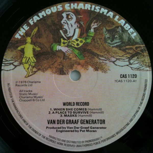 Van Der Graaf Generator ~ World Record (Vinyl) - Djungel & Jazz