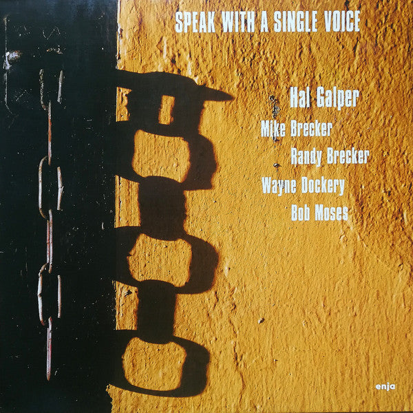 Hal Galper Quintet ~ Speak With A Single Voice (Vinyl) - Djungel & Jazz