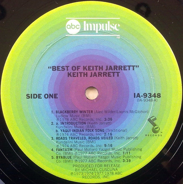 Keith Jarrett ~ Best Of Keith Jarrett (Vinyl) - Djungel & Jazz