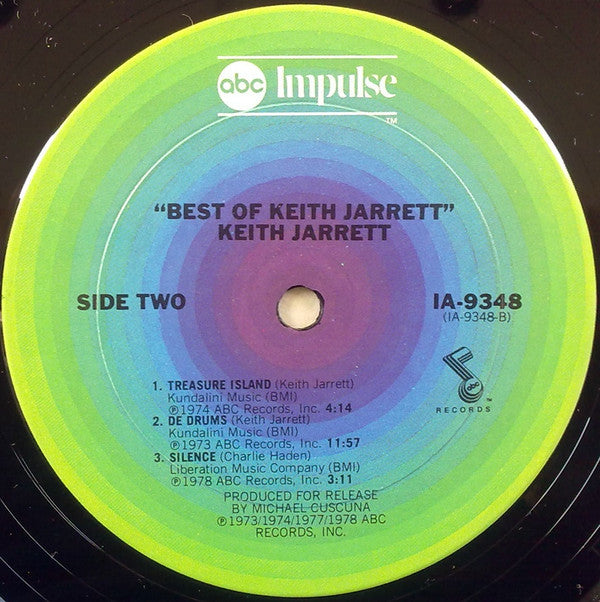 Keith Jarrett ~ Best Of Keith Jarrett (Vinyl) - Djungel & Jazz