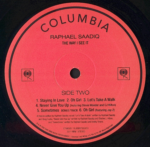 Raphael Saadiq : The Way I See It (LP, Album)