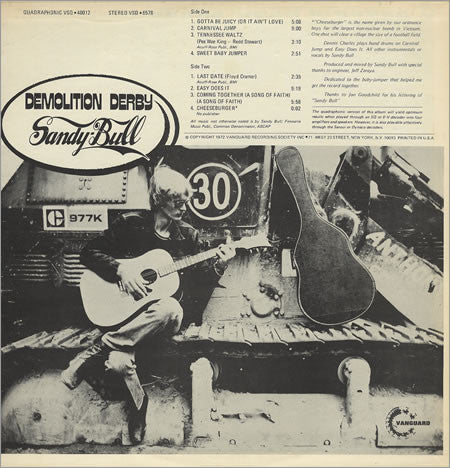 Sandy Bull ~ Demolition Derby (Vinyl) - Djungel & Jazz