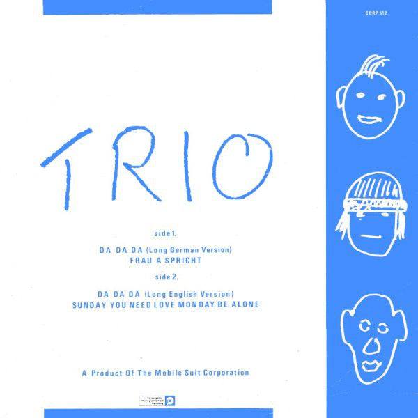 Trio ~ Da Da Da (Vinyl) - Djungel & Jazz