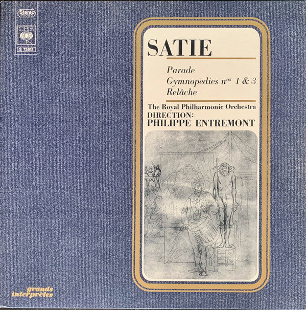 Satie - The Royal Philharmonic Orchestra Direction: Philippe Entremont ~ Parade - Gymnopedies Nos 1 & 3 - Relâche (Vinyl) - Djungel & Jazz