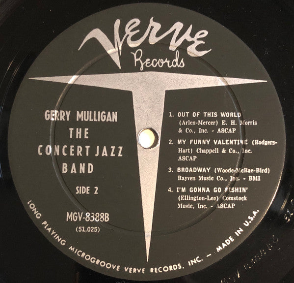 Gerry Mulligan : The Concert Jazz Band (LP, Mono)