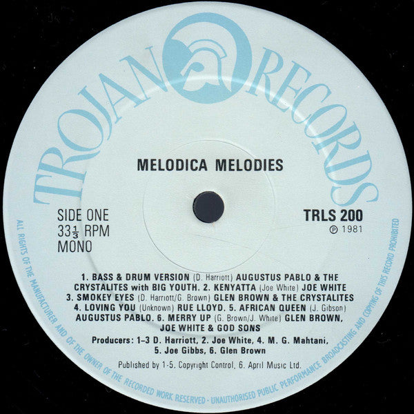 Various : Melodica Melodies (LP, Comp, blu)