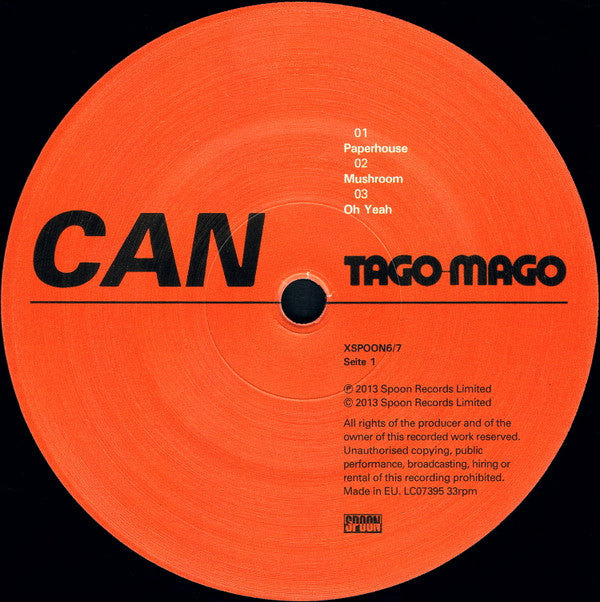 Can : Tago Mago (2xLP, Album, RE, RM, SST)