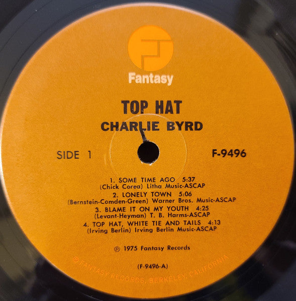 Charlie Byrd Featuring Nat Adderley ~ Top Hat (Vinyl) - Djungel & Jazz