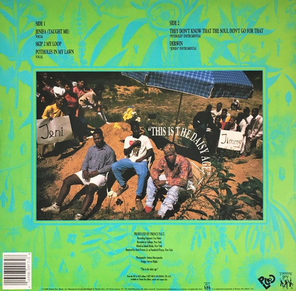De La Soul ~ Jenifa (Taught Me) / Potholes In My Lawn (Vinyl) - Djungel & Jazz