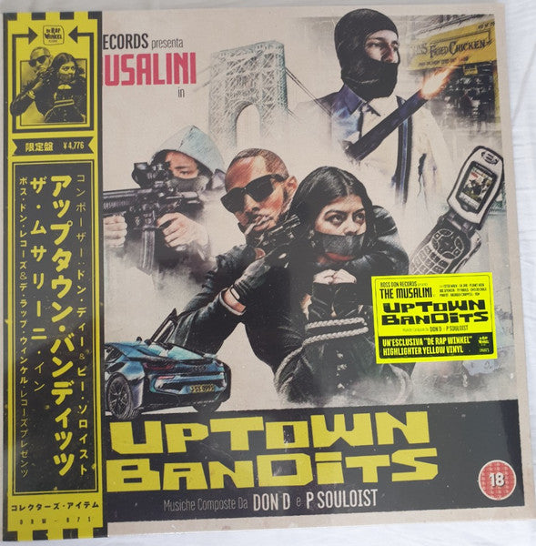 The Musalini : Uptown Bandits  (LP, Album, Ltd, Num, OBI)