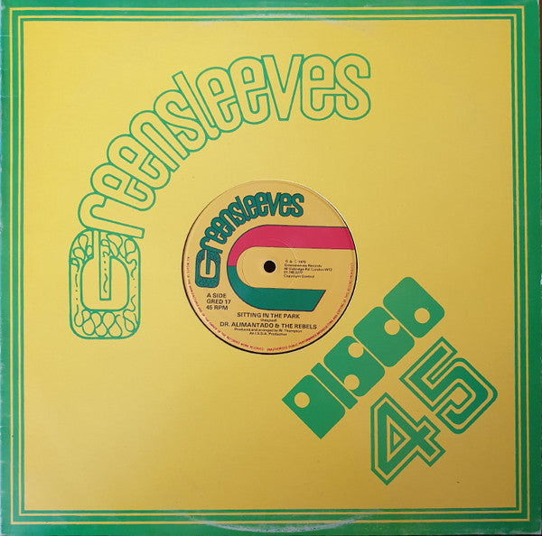 Dr. Alimantado & The Rebels  ~ Sitting In The Park (Vinyl) - Djungel & Jazz