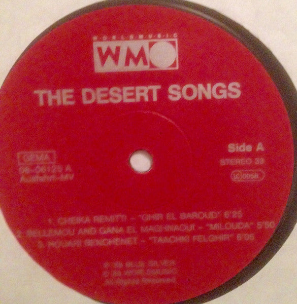 Various ~ The Desert Songs (History Of Rai Music) (Vinyl) - Djungel & Jazz