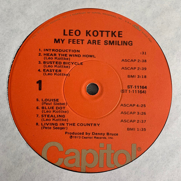 Leo Kottke ~ My Feet Are Smiling (Vinyl) - Djungel & Jazz