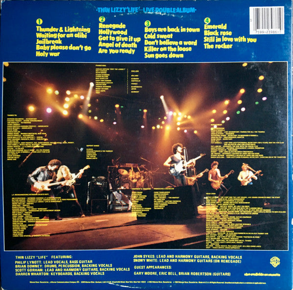 Thin Lizzy ~ Life Live (Vinyl) - Djungel & Jazz