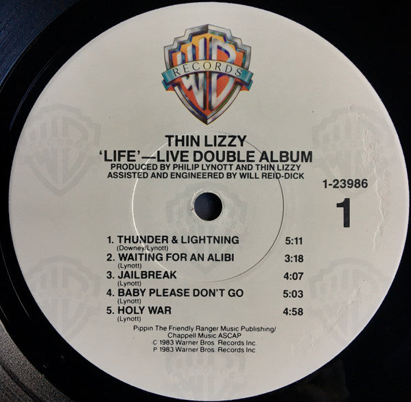 Thin Lizzy ~ Life Live (Vinyl) - Djungel & Jazz