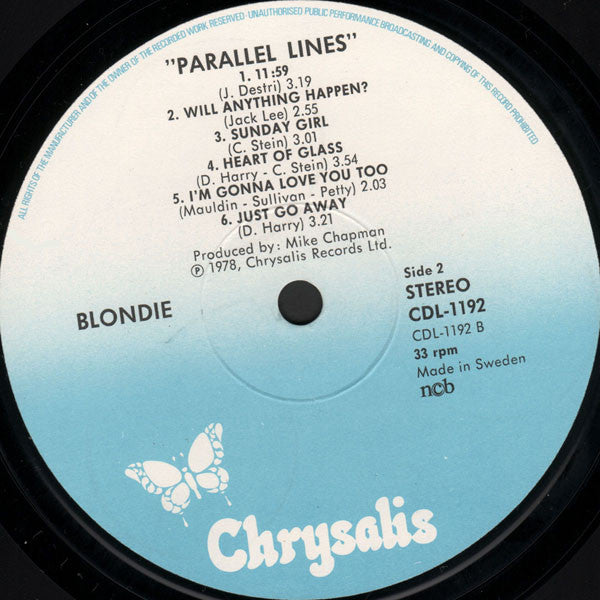 Blondie ~ Parallel Lines (Vinyl) - Djungel & Jazz