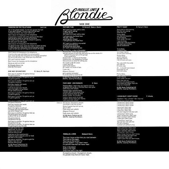 Blondie ~ Parallel Lines (Vinyl) - Djungel & Jazz