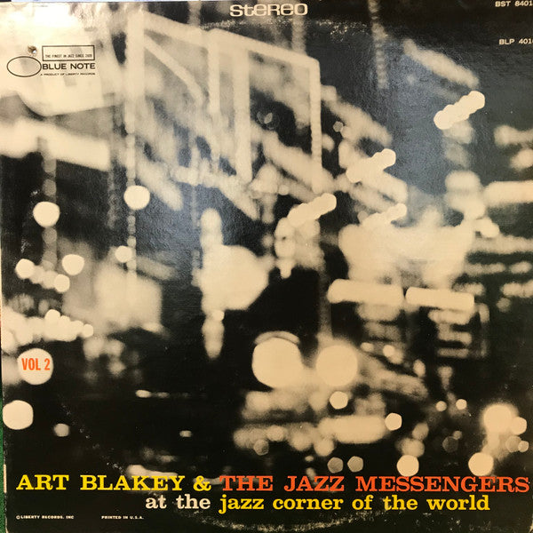 Art Blakey & The Jazz Messengers ~ At The Jazz Corner Of The World Vol. 2 (Vinyl) - Djungel & Jazz