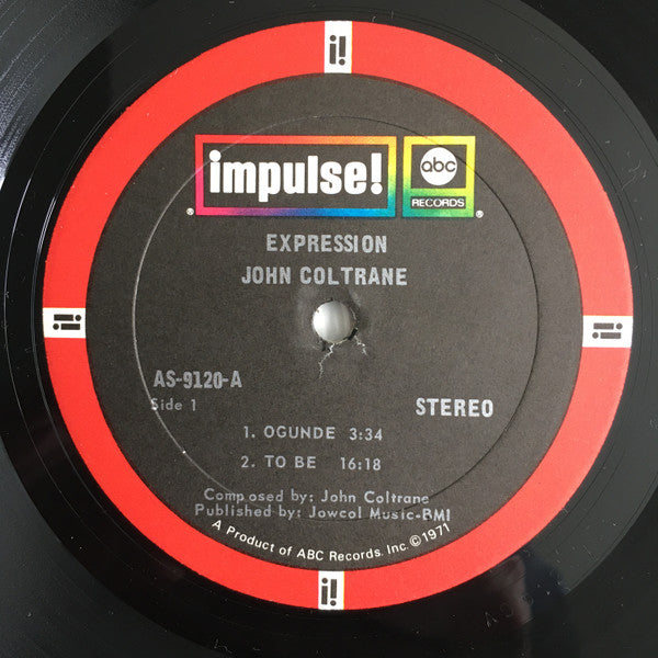 John Coltrane ~ Expression (Vinyl) - Djungel & Jazz