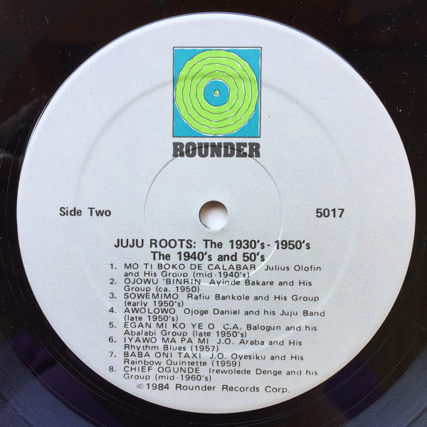 Various ~ JuJu Roots 1930s - 1950s (Vinyl) - Djungel & Jazz
