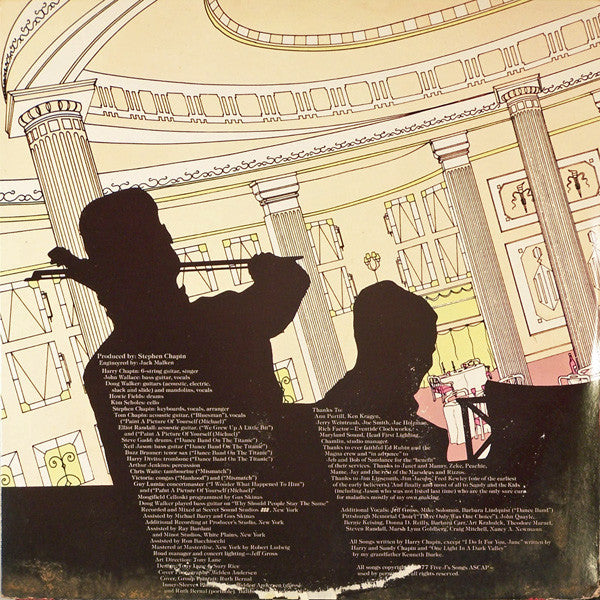 Harry Chapin ~ Dance Band On The Titanic (Vinyl) - Djungel & Jazz