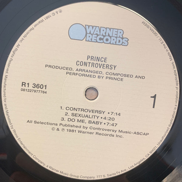 Prince ~ Controversy (Vinyl) - Djungel & Jazz