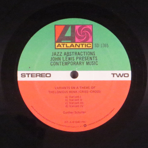 John Lewis , Gunther Schuller & Jim Hall ~ Jazz Abstractions (John Lewis Presents Contemporary Music) (Vinyl) - Djungel & Jazz