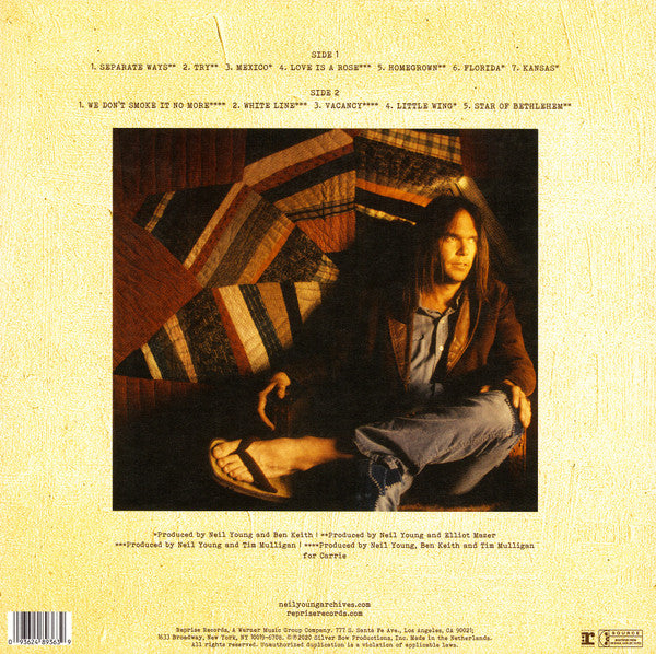Neil Young ~ Homegrown (Vinyl) - Djungel & Jazz