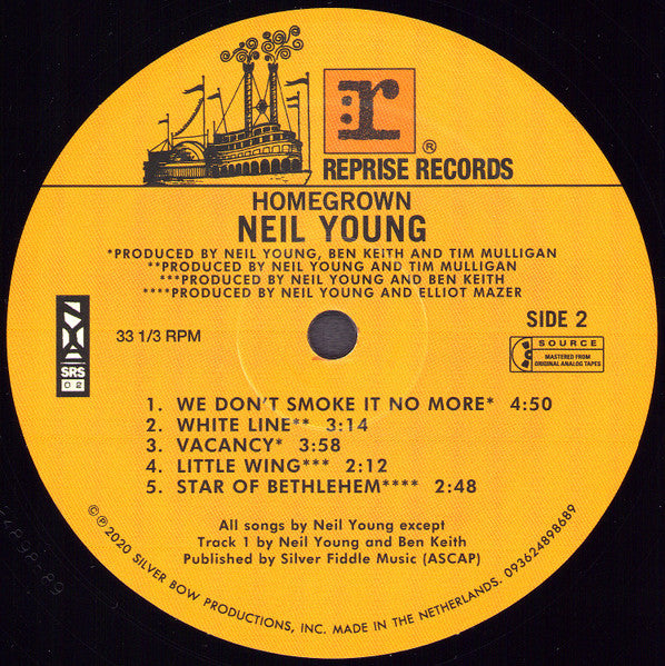 Neil Young ~ Homegrown (Vinyl) - Djungel & Jazz