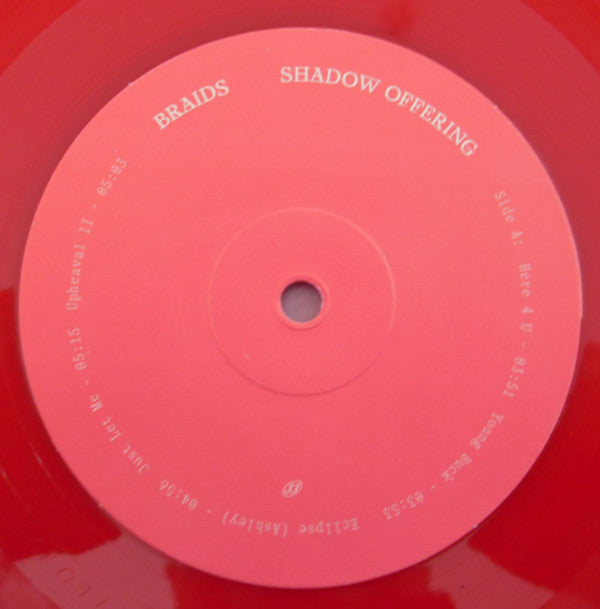 Braids : Shadow Offering (LP, Album, Dlx, Red)