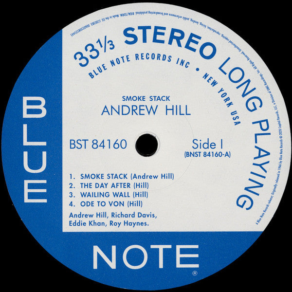 Andrew Hill ~ Smoke Stack (Vinyl) - Djungel & Jazz