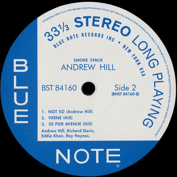 Andrew Hill ~ Smoke Stack (Vinyl) - Djungel & Jazz