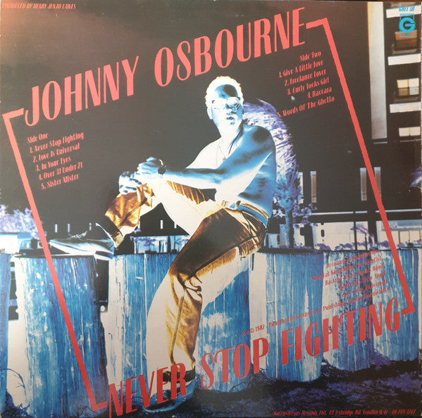 Johnny Osbourne : Never Stop Fighting (LP, Album)