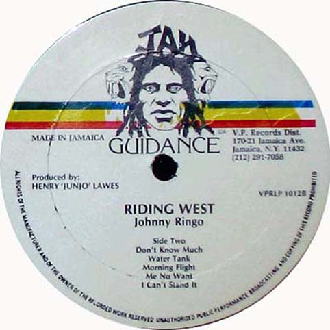 Johnny Ringo : Riding West (LP, Album)