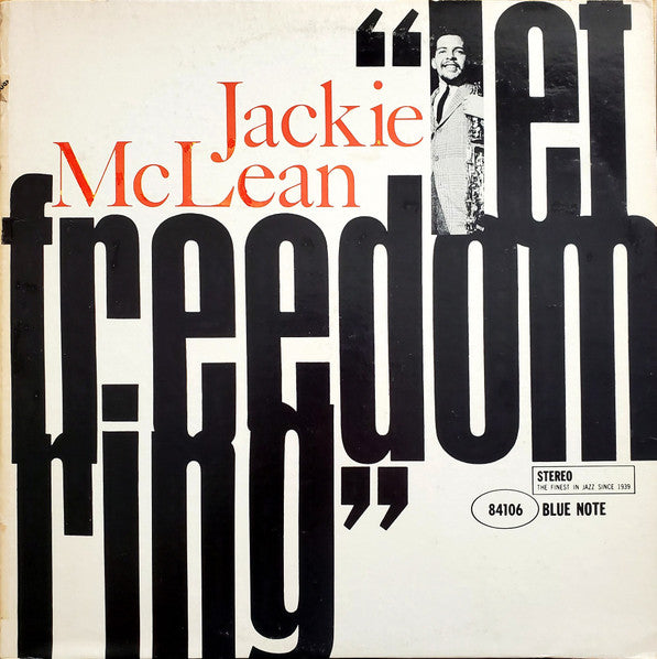 Jackie McLean : Let Freedom Ring (LP, Album)