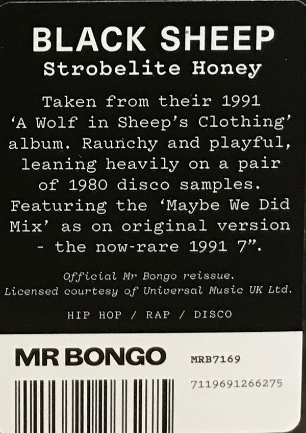 Black Sheep ~ Strobelite Honey (Vinyl) - Djungel & Jazz