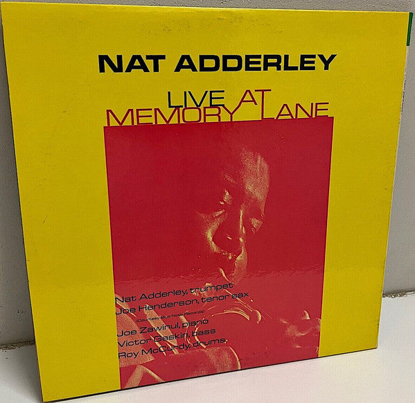 Nat Adderley ~ Live At Memory Lane (Vinyl) - Djungel & Jazz