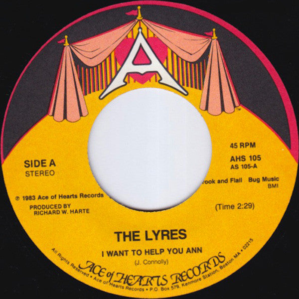 Lyres : I Want To Help You Ann / I Really Want You Right Now (7", Single)