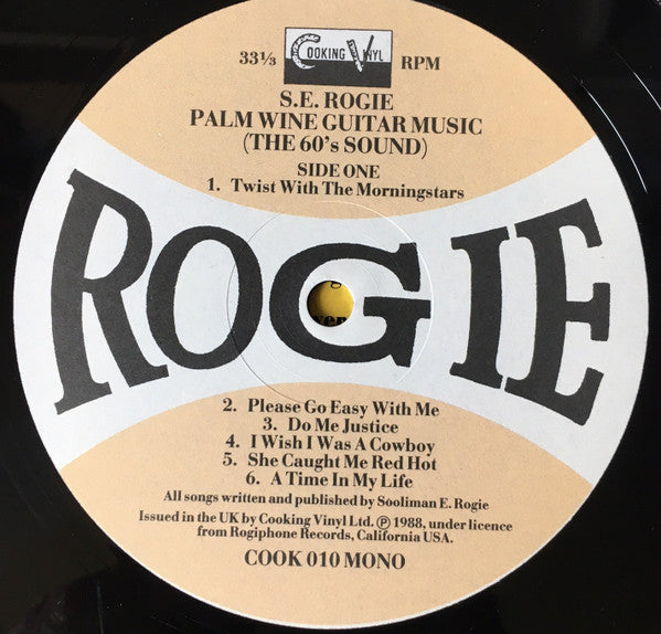 S. E. Rogie ~ Palm Wine Guitar Music (The 60's Sound) (Vinyl) - Djungel & Jazz