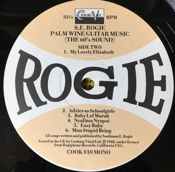 S. E. Rogie ~ Palm Wine Guitar Music (The 60's Sound) (Vinyl) - Djungel & Jazz