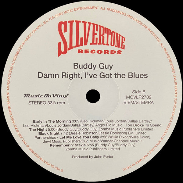 Buddy Guy ~ Damn Right, I've Got The Blues (Vinyl) - Djungel & Jazz
