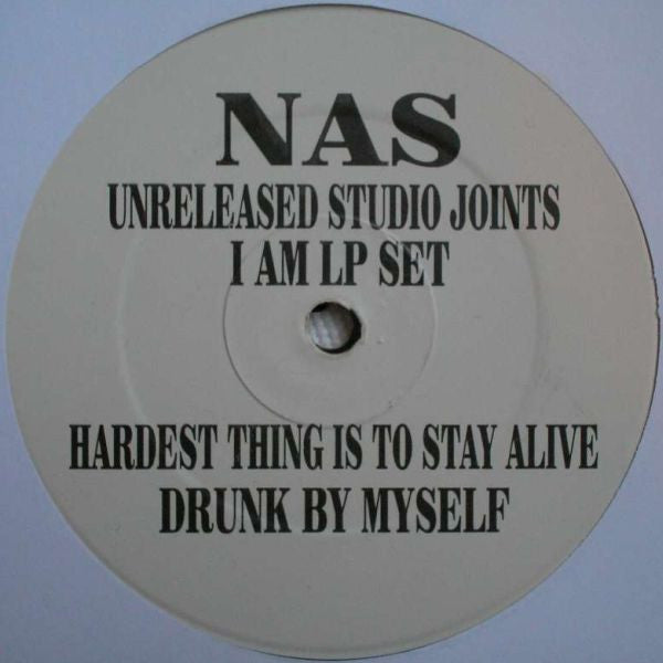 Nas : Unreleased Studio Joints I Am LP Set (12", Unofficial)
