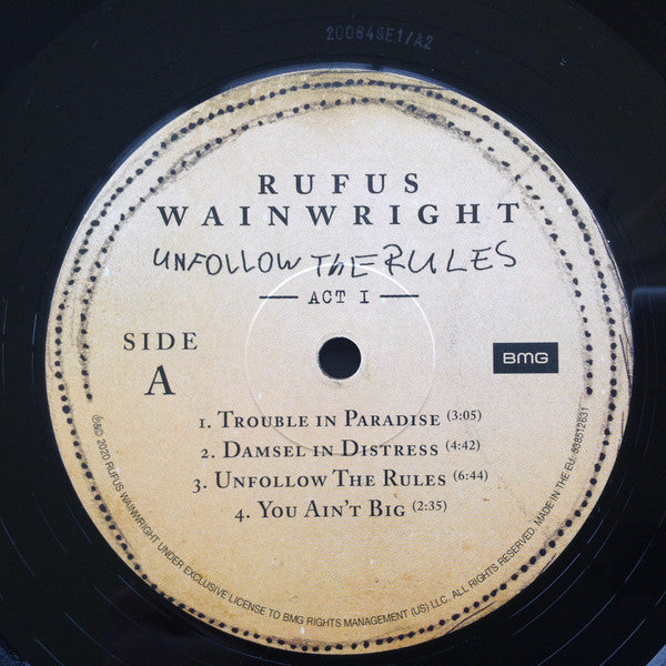 Rufus Wainwright ~ Unfollow The Rules (Vinyl) - Djungel & Jazz