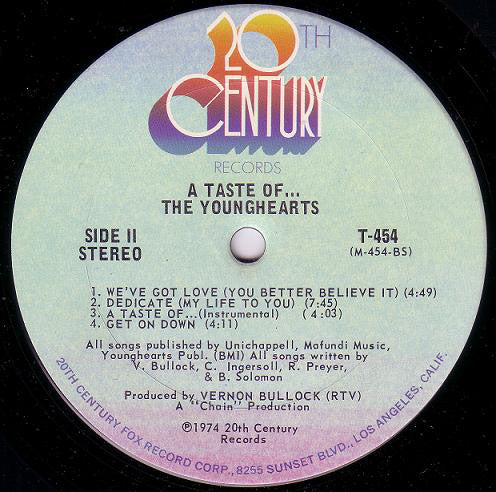 The Younghearts ~ A Taste Of... (Vinyl) - Djungel & Jazz